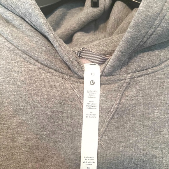 Lululemon hoodie gray size 10 - Picture 1 of 2